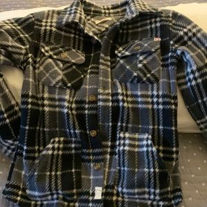 Black white thick flannel Appaman size 8 boys